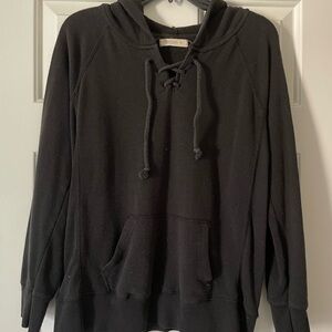 Black Hoodie with Front Pocket